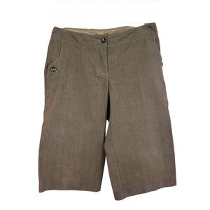 Ted Baker | Pin Striped Wide Leg Capri Pant, 4